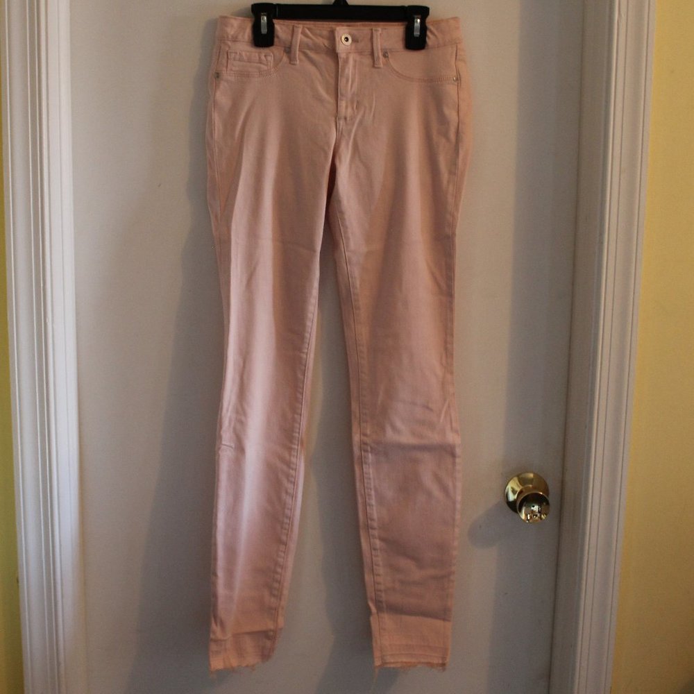 Jessica Simpson Kiss Me Super Skinny Pink Jeans